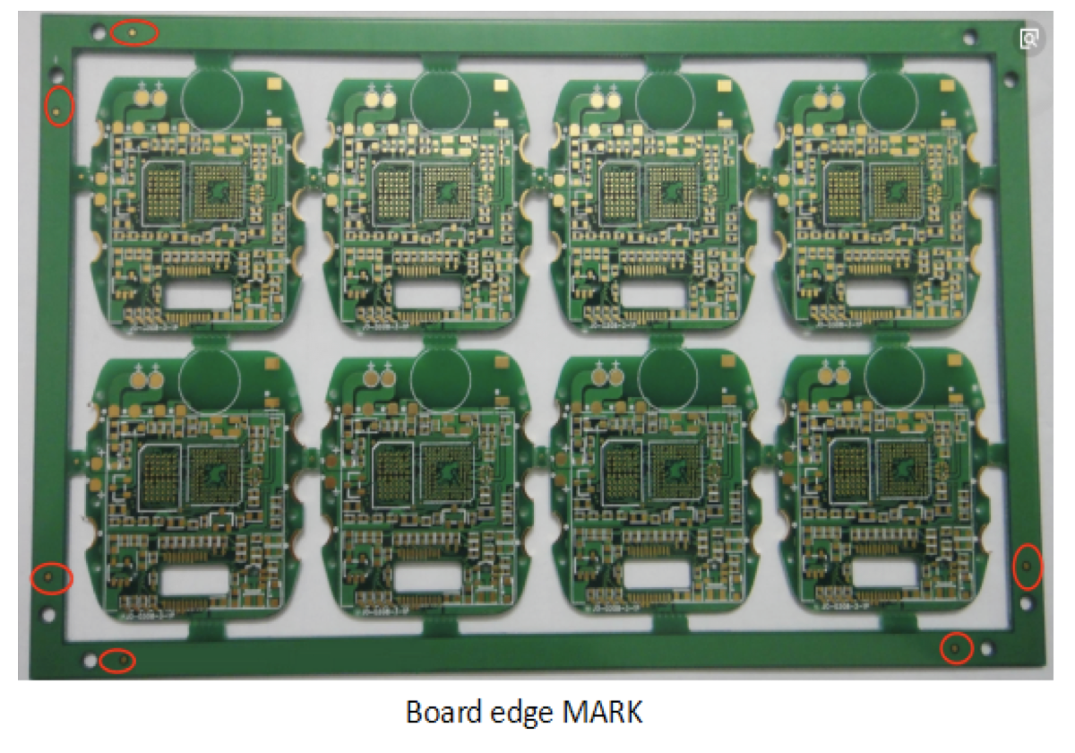 Board edge mark