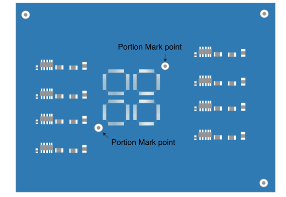 Local Position of Fiducial Marks