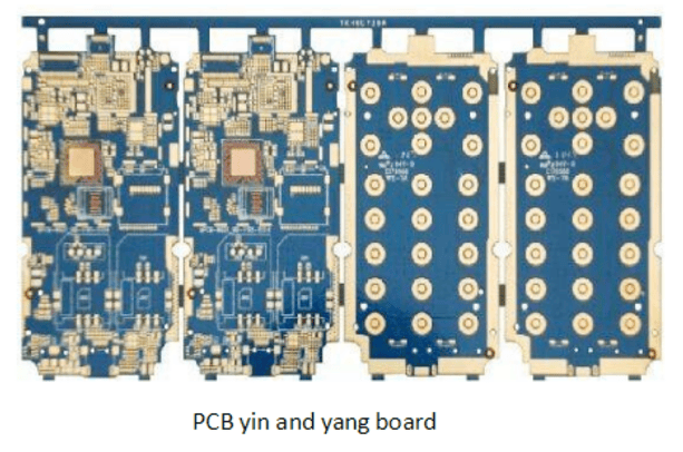 PCB yin and yang board