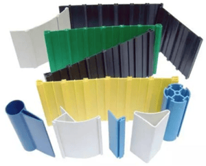 PVC plastic pieces