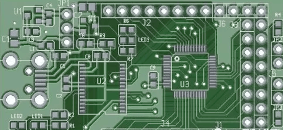 Solder paste green pcb